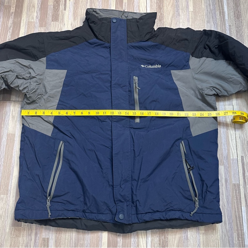 Columbia Omni-Shield Insulated Waterproof Coat in Navy/Black/Gray Men’s XL - Picture 11 of 12